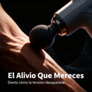 Pistola masajeadora con accesorios