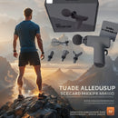 Pistola masajeadora con accesorios