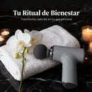 Pistola masajeadora con accesorios