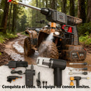 HIDROLAVADORA 2 BATERIAS + MINIASPIRADOR